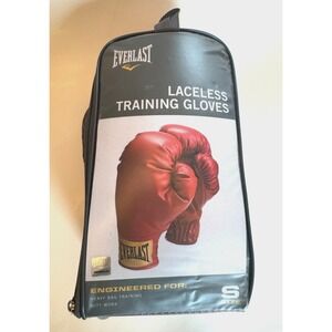 Everlast Laceless Training Boxing Gloves Size Small Heavy Bag Mitt Model 3003